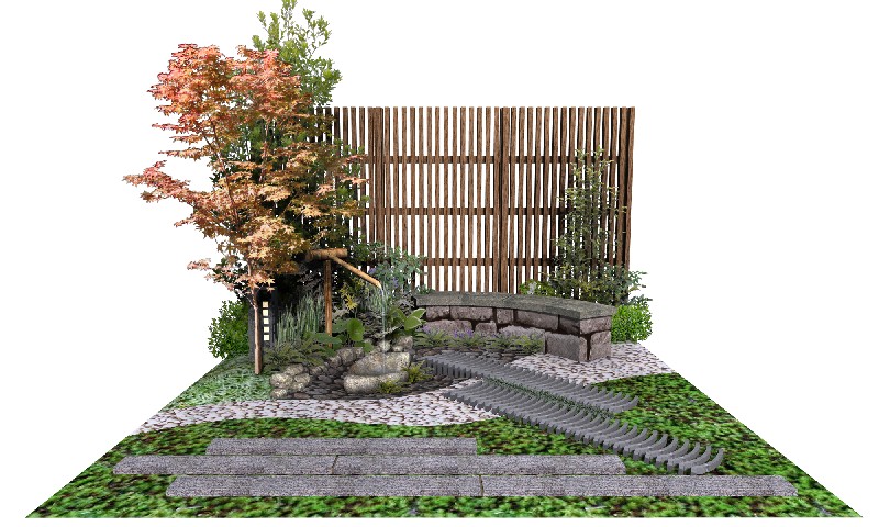 モダンな坪庭 | エクスプラット - エクステリア＆ガーデンデザイン 